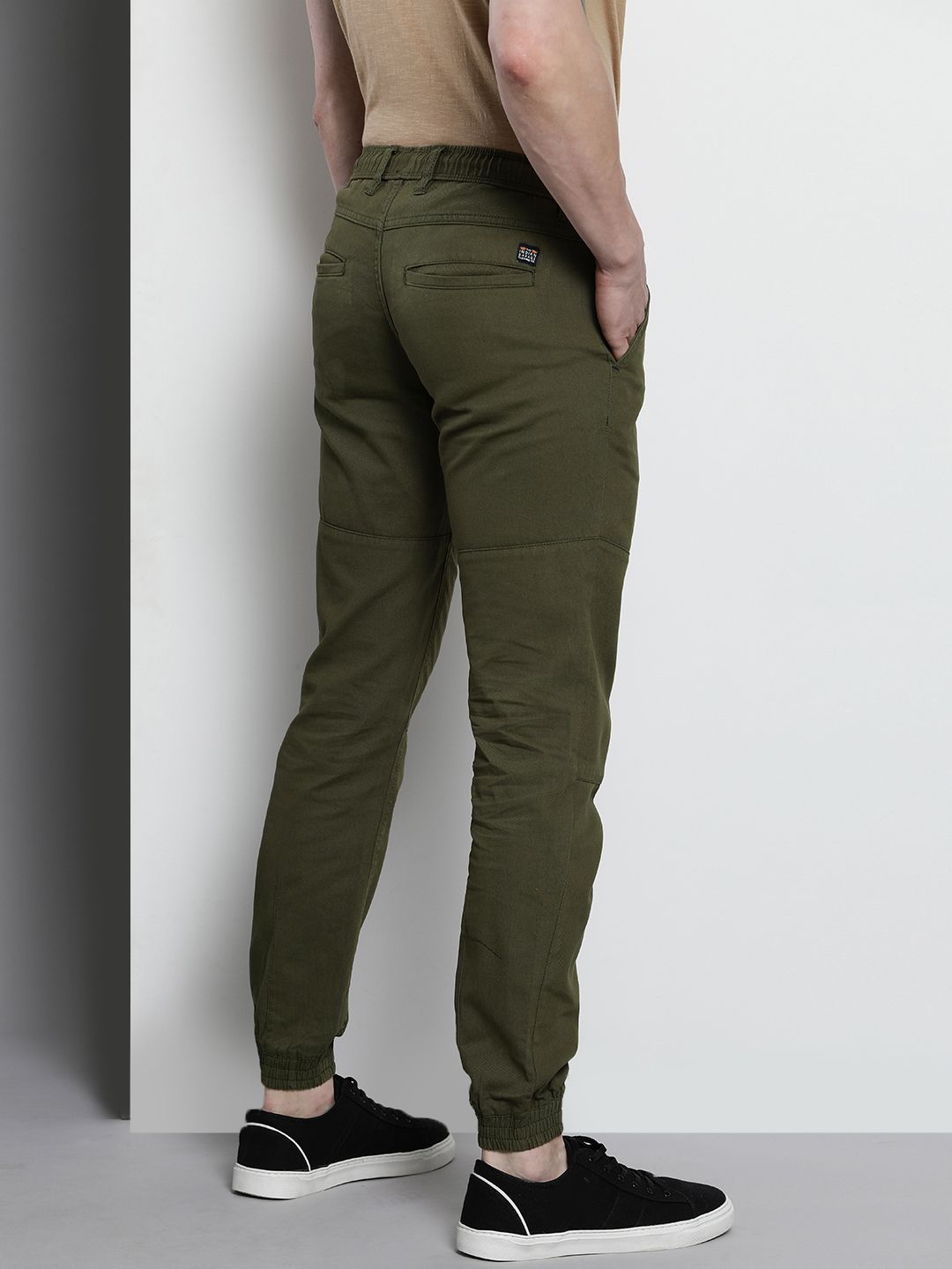 The Indian Garage Co Men Green Original Joggers Trousers