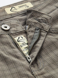 Being Human Men Checked Mid-Rise Chinos Trousers