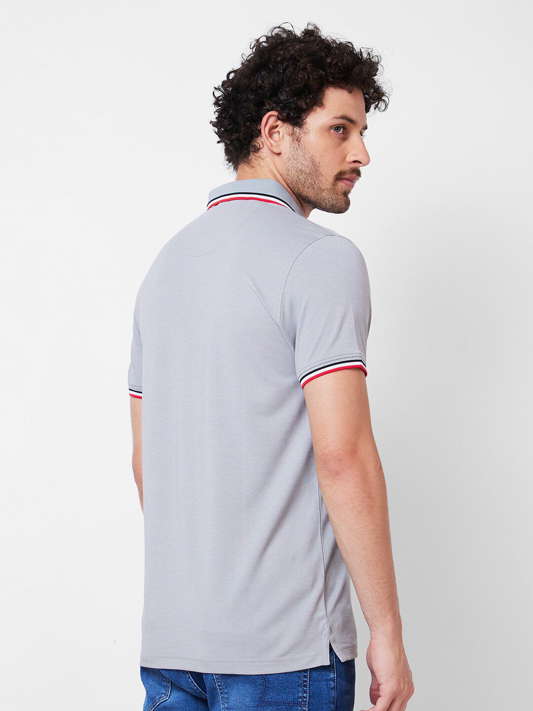 SPYKAR Polo Collar Slim Fit T-shirt