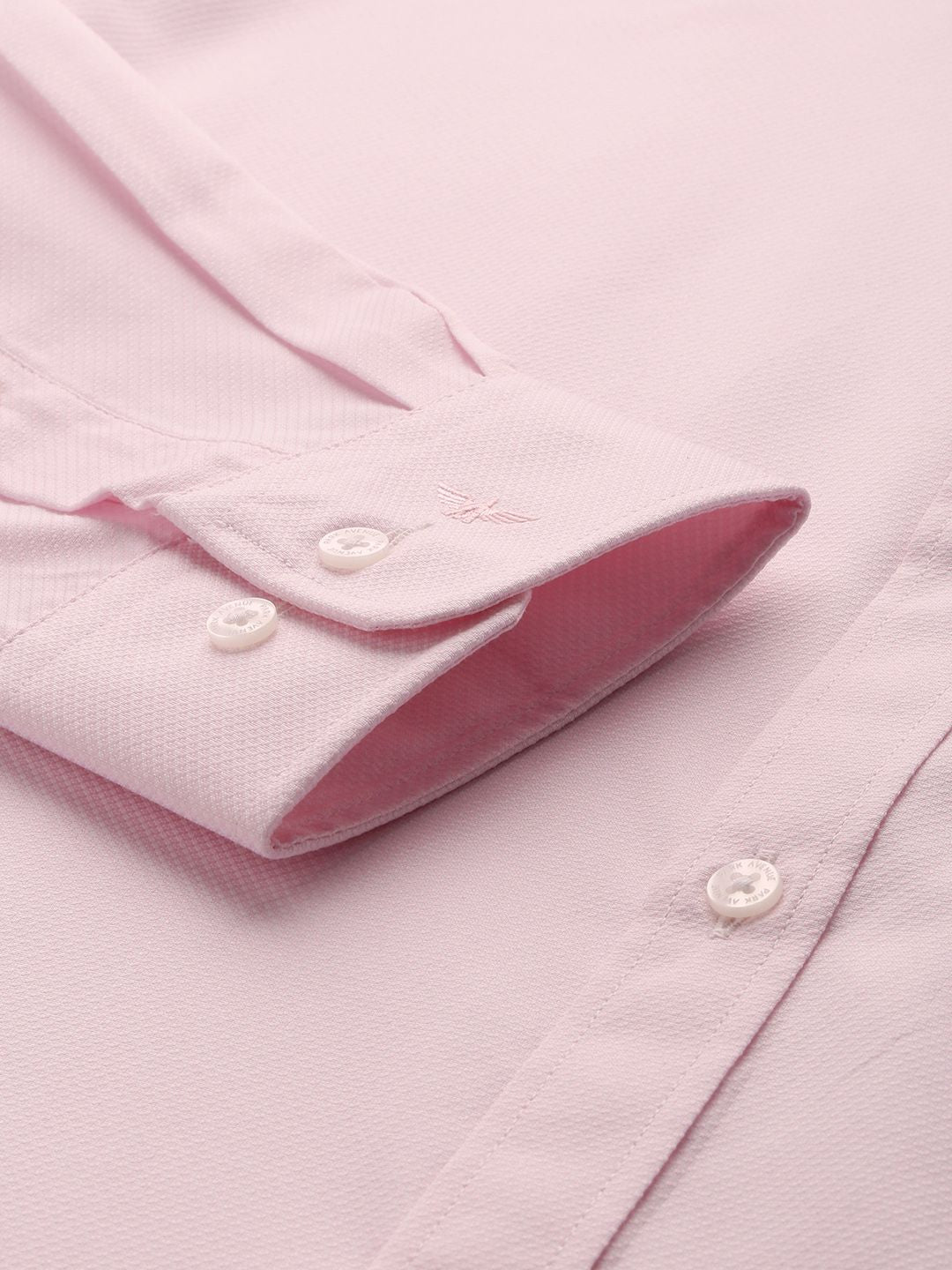 Park Avenue Self Design Slim Fit Textured Formal Shirt
