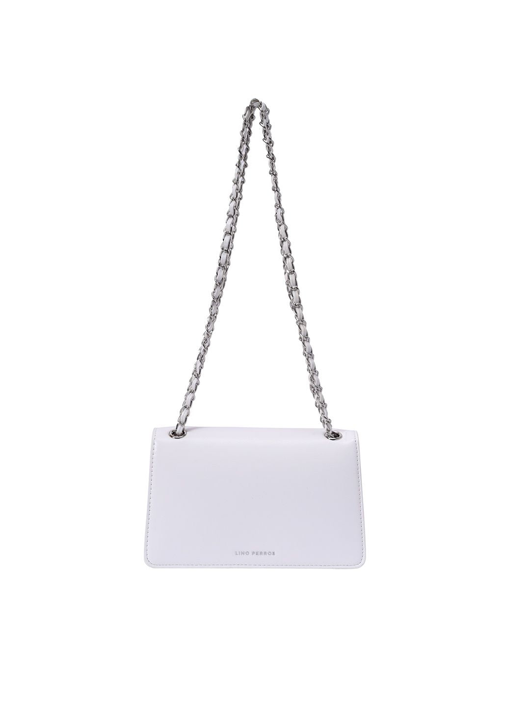 Lino Perros Shoulder Bag with Floral Detail
