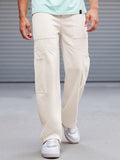 Bewakoof Men Straight Fit Cargo Carpenter Jeans
