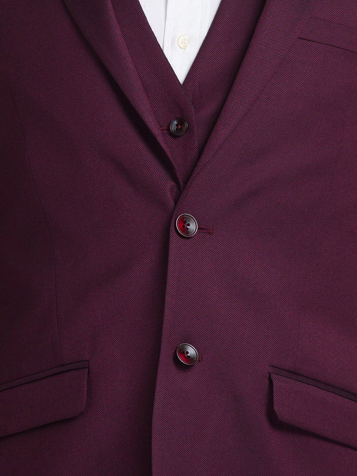 Park Avenue Men Super Slim-Fit Single Breasted Three-Pieces Formal Suits