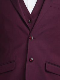 Park Avenue Men Super Slim-Fit Single Breasted Three-Pieces Formal Suits