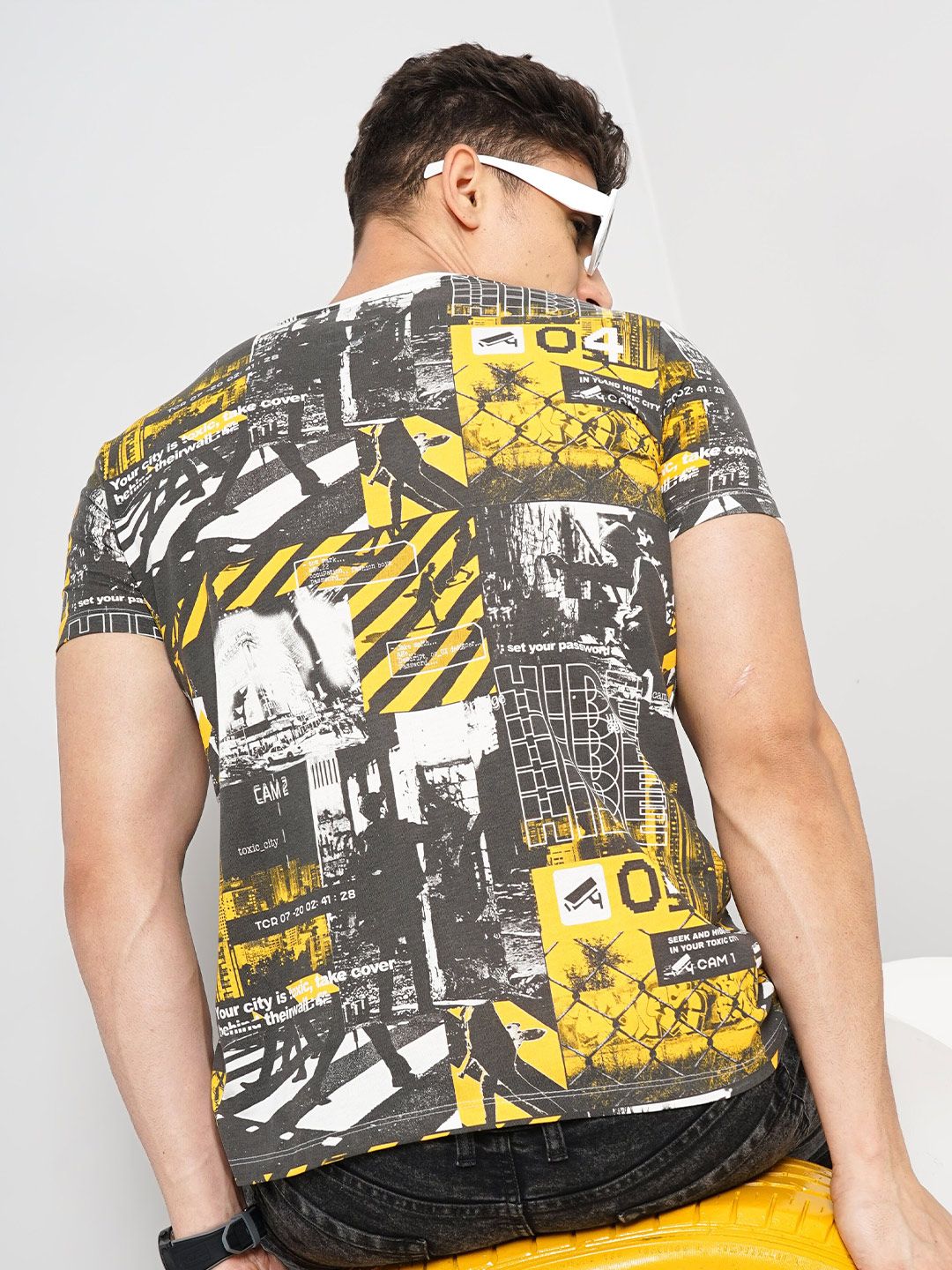 The Indian Garage Co People and Places Printed Casual T-shirt
