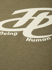 Being Human Brand Logo Printed Pure Cotton T-shirt