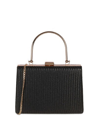 Metro Textured Box Clutch
