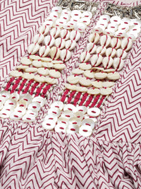 KALINI Geometric Printed Pure Cotton Kurta With Sharara
