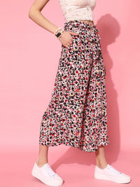 STREET 9 Women Multi-coloured Floral Trousers