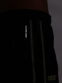 HRX by Hrithik Roshan Men Contrast Stitch Rapid-Dry Training Shorts