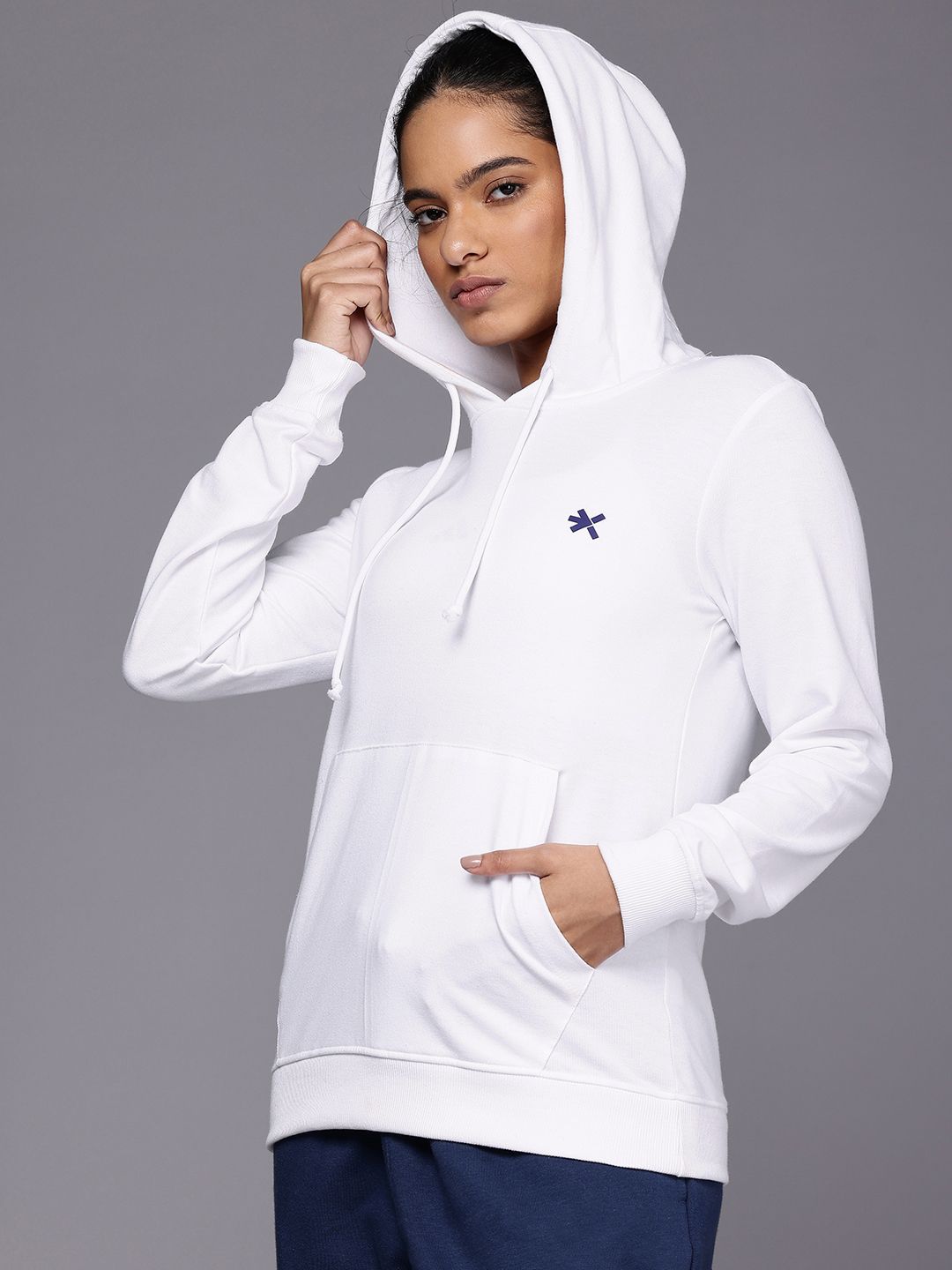 HRX by Hrithik Roshan STREETPULSE Lifestyle Printed Hooded Sweatshirt