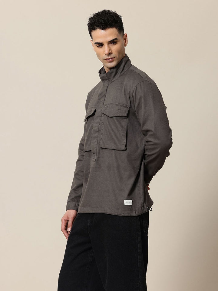 Mr Bowerbird Liberal Fit Self Checked Pure Cotton Casual Shirt