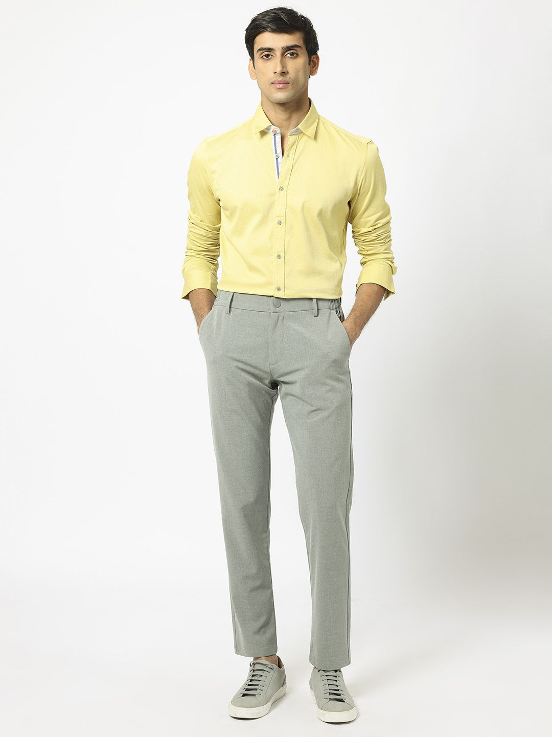 RARE RABBIT Men Monds Slim Fit Cotton Shirt