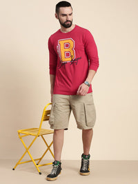 DILLINGER Typography Printed Cotton T-shirt