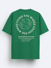 ADRO Men Typography Printed T-shirt