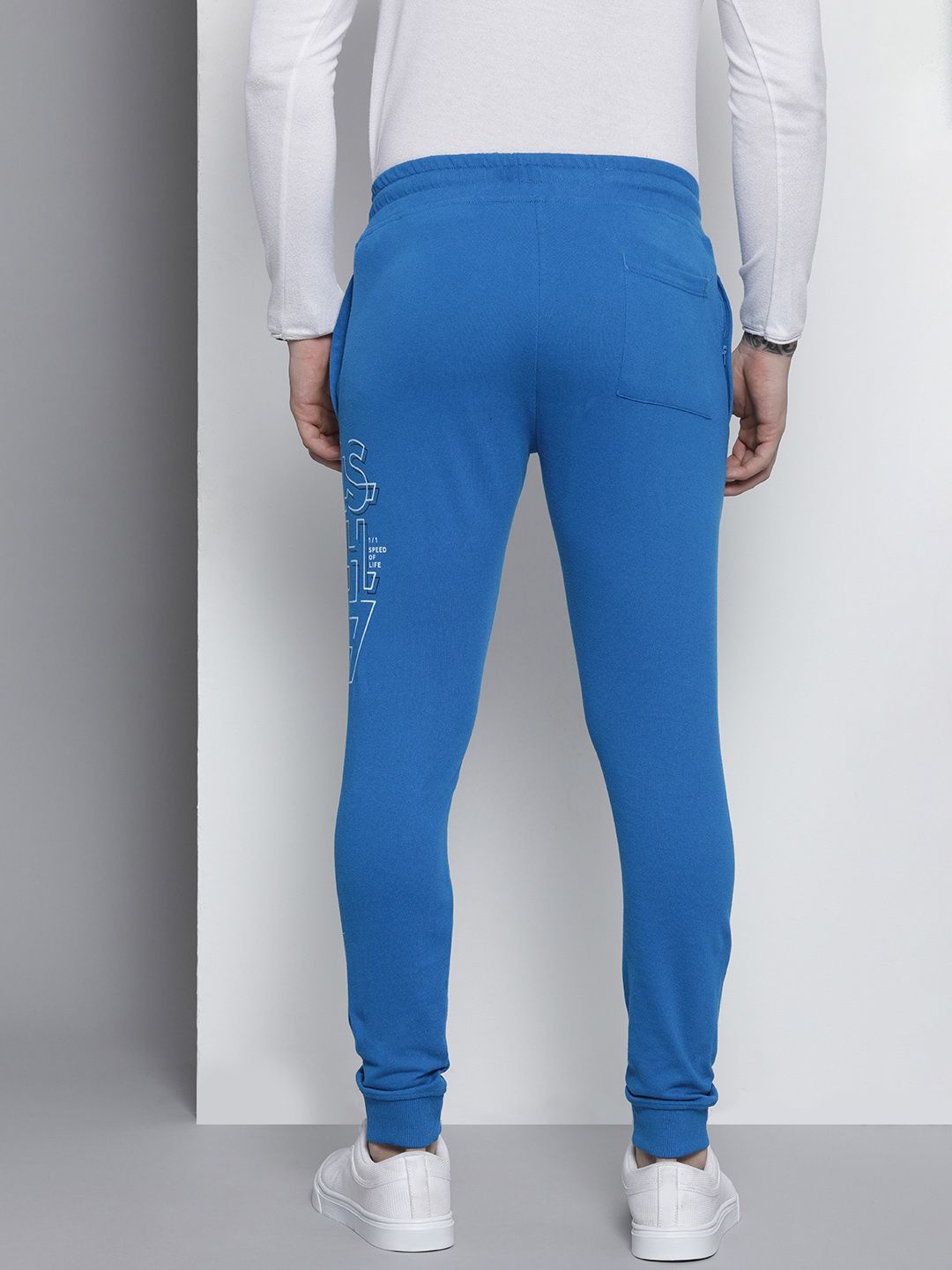 The Indian Garage Co Men Graphic Slim Fit Joggers