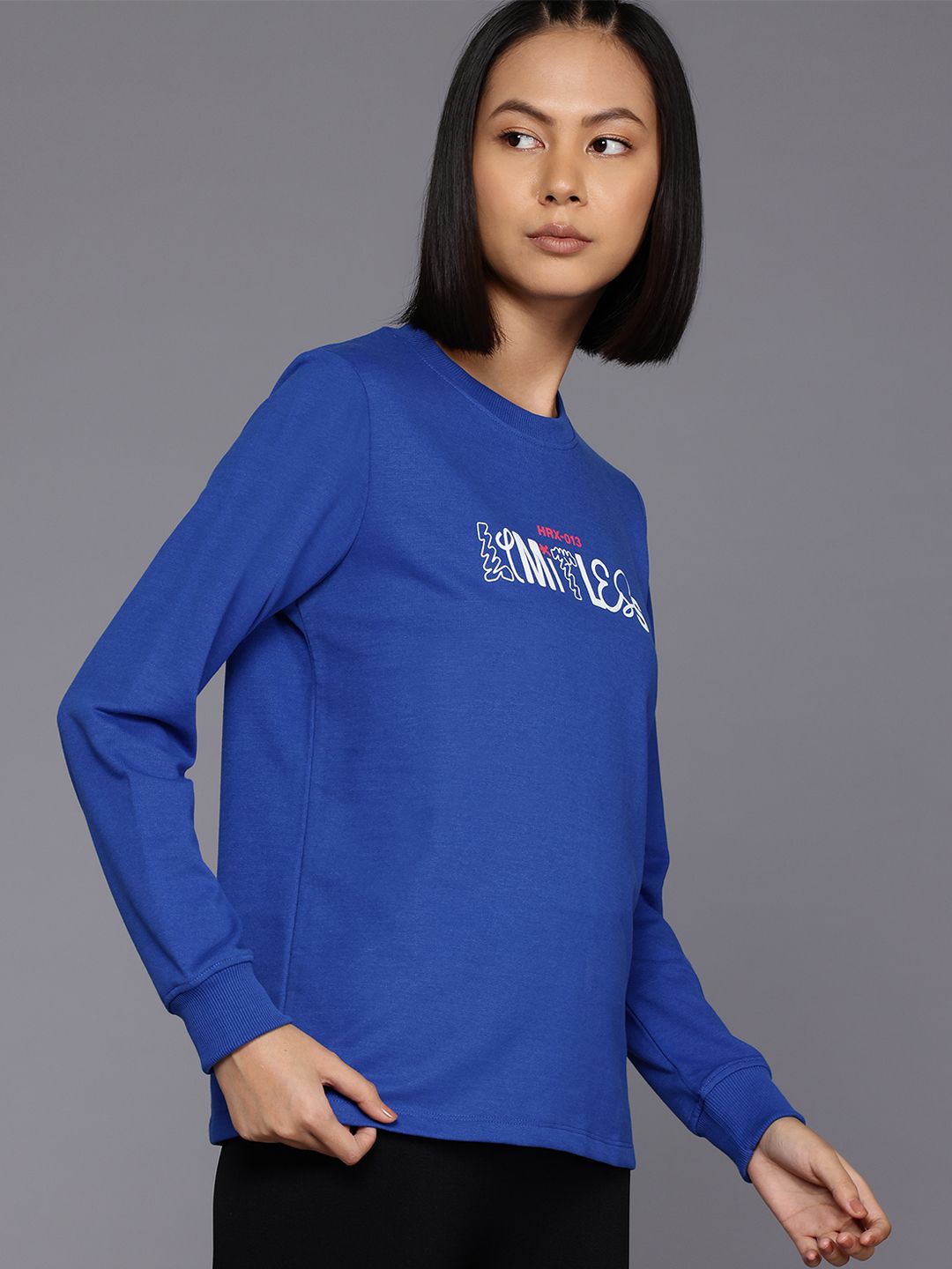 HRX by Hrithik Roshan Printed Lifestyle Sweatshirt