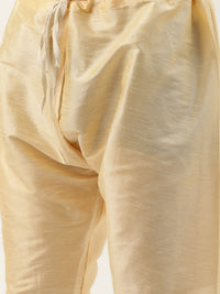 SOJANYA Men Beige & Blue Kurta with Churidar
