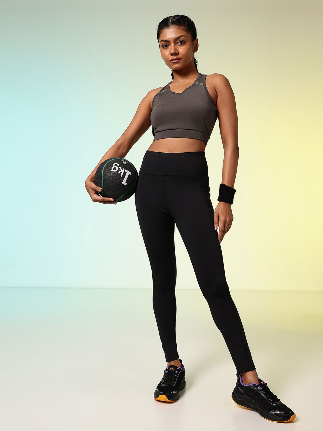 HRX by Hrithik Roshan Lightly Padded Rapid-Dry Training Bra HR_SS25_W_BA_KT059_03_C