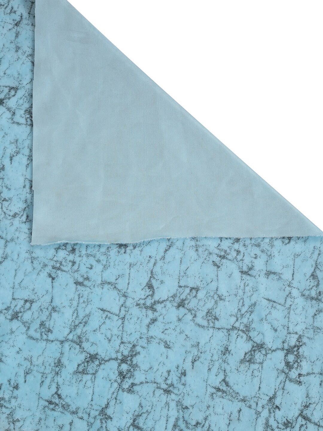 Cortina Turquoise Blue Set of 2 Room Darkening Velvet Door Curtain