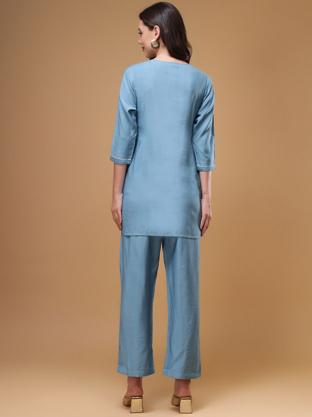 Bani Women Ethnic Motifs Embroidered Tunic & Trouser