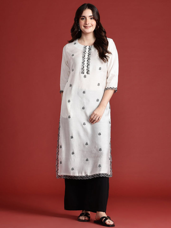 Anouk Embroidered Sequined Kurta