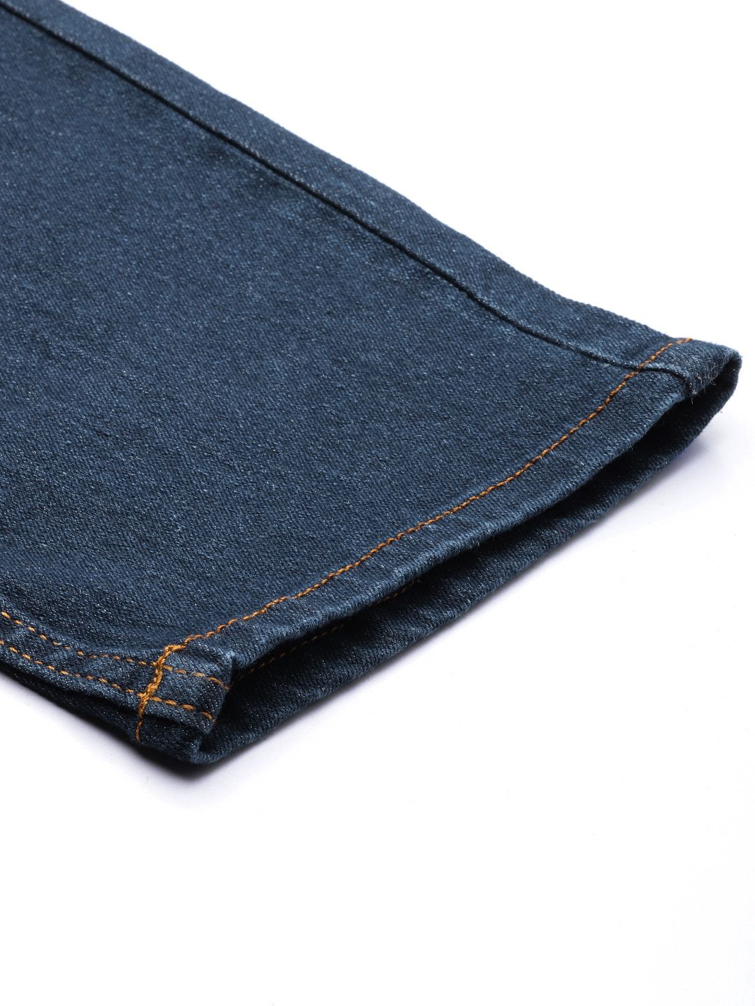 The Indian Garage Co Men Slim Fit Mildly Distressed Light Fade Stretchable Jeans