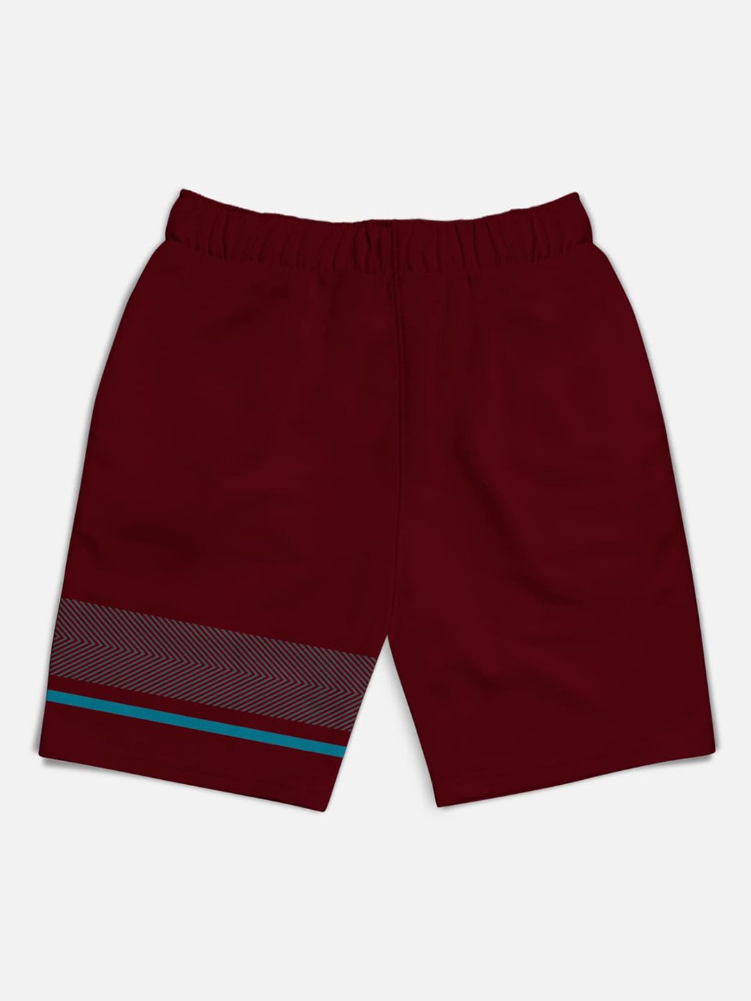 HELLCAT Pack of 5 Boys Trendy Printed Mid Rise Cotton Shorts