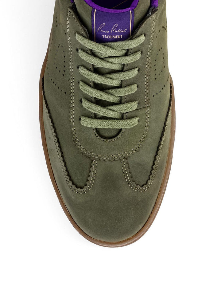 RARE RABBIT Men Magellan Nubuck Lace-Up Sneakers
