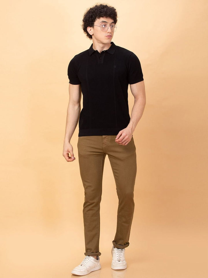 Being Human Men Polo Collar Pockets T-shirt