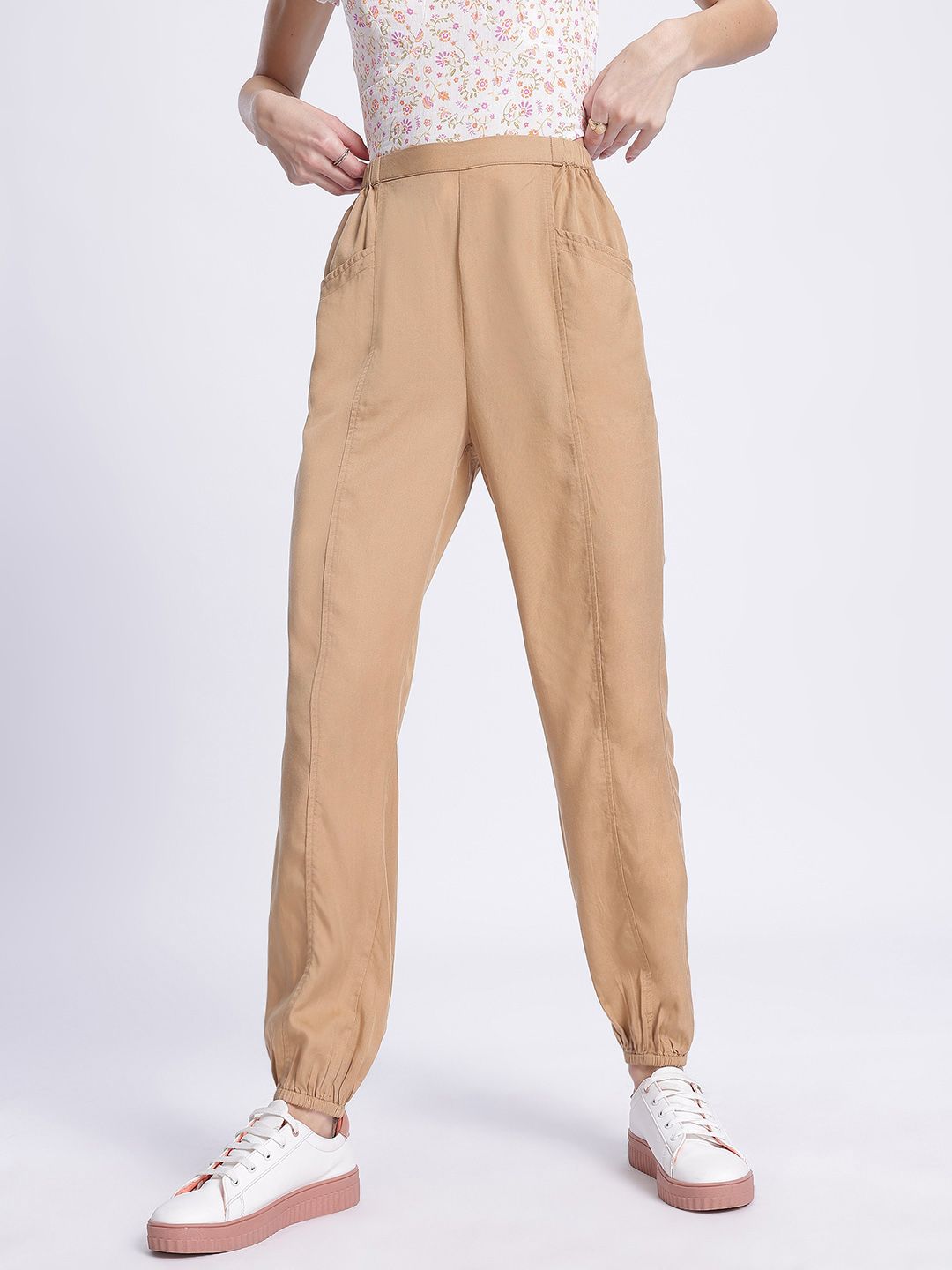 DressBerry Women Tailored Tranquility Jogger Style Trousers