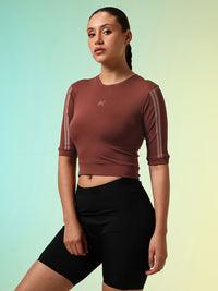HRX by Hrithik Roshan Rapid-Dry Crop Training T-shirt