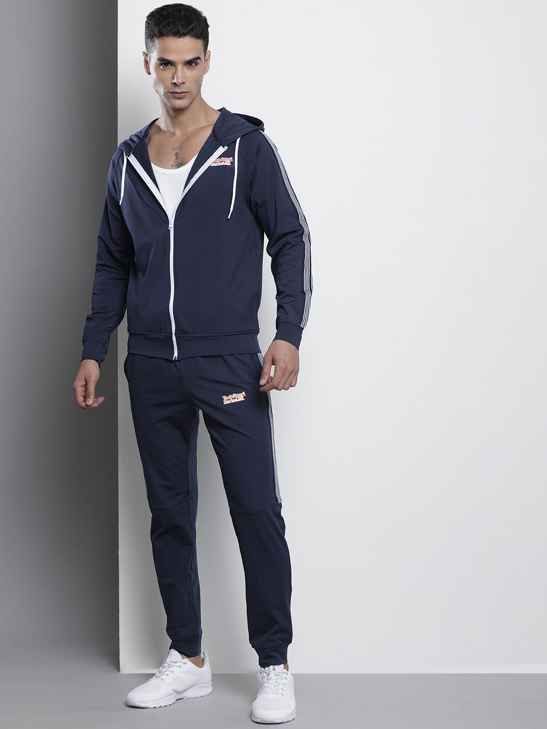 The Indian Garage Co Men Hodded Sweatshirt & Jogger Co-Ord Set