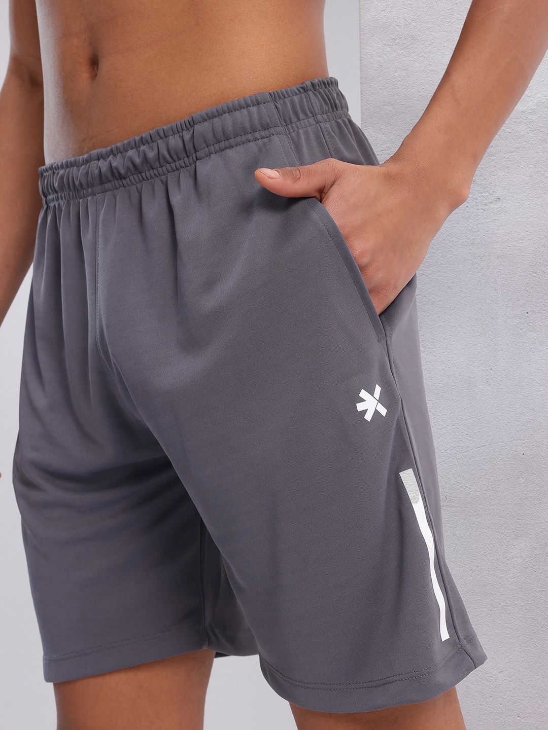 HRX by Hrithik Roshan Men Mid-Rise Regular Fit Rapid-Dry Training Shorts