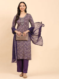 Mamicha Women Floral Printed Regular Pure Cotton Kurta with Palazzos & With Dupatta