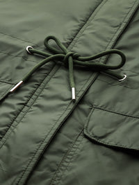 DressBerry Cinched Waist Hooded Jacket