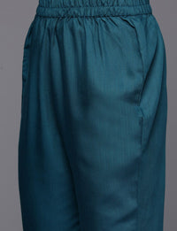 Varanga Ethnic Motifs Embroidered Regular Sequinned Kurta with Trousers & Dupatta