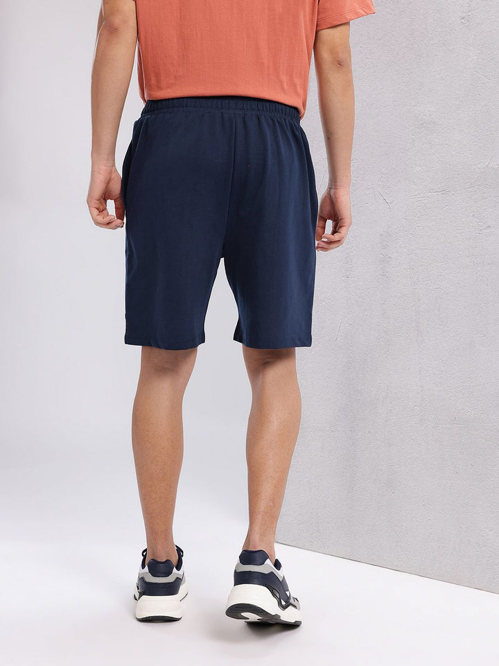 HRX by Hrithik Roshan Men Lifestyle Brand Logo Print Above Knee Shorts