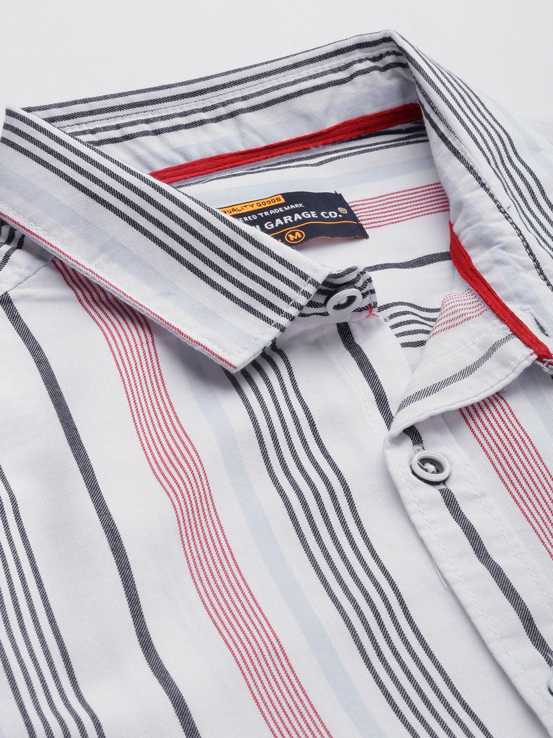 The Indian Garage Co Men Regular Fit Striped Casual Shirt