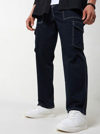 Bewakoof Men Baggy Oversized Cargo Pants