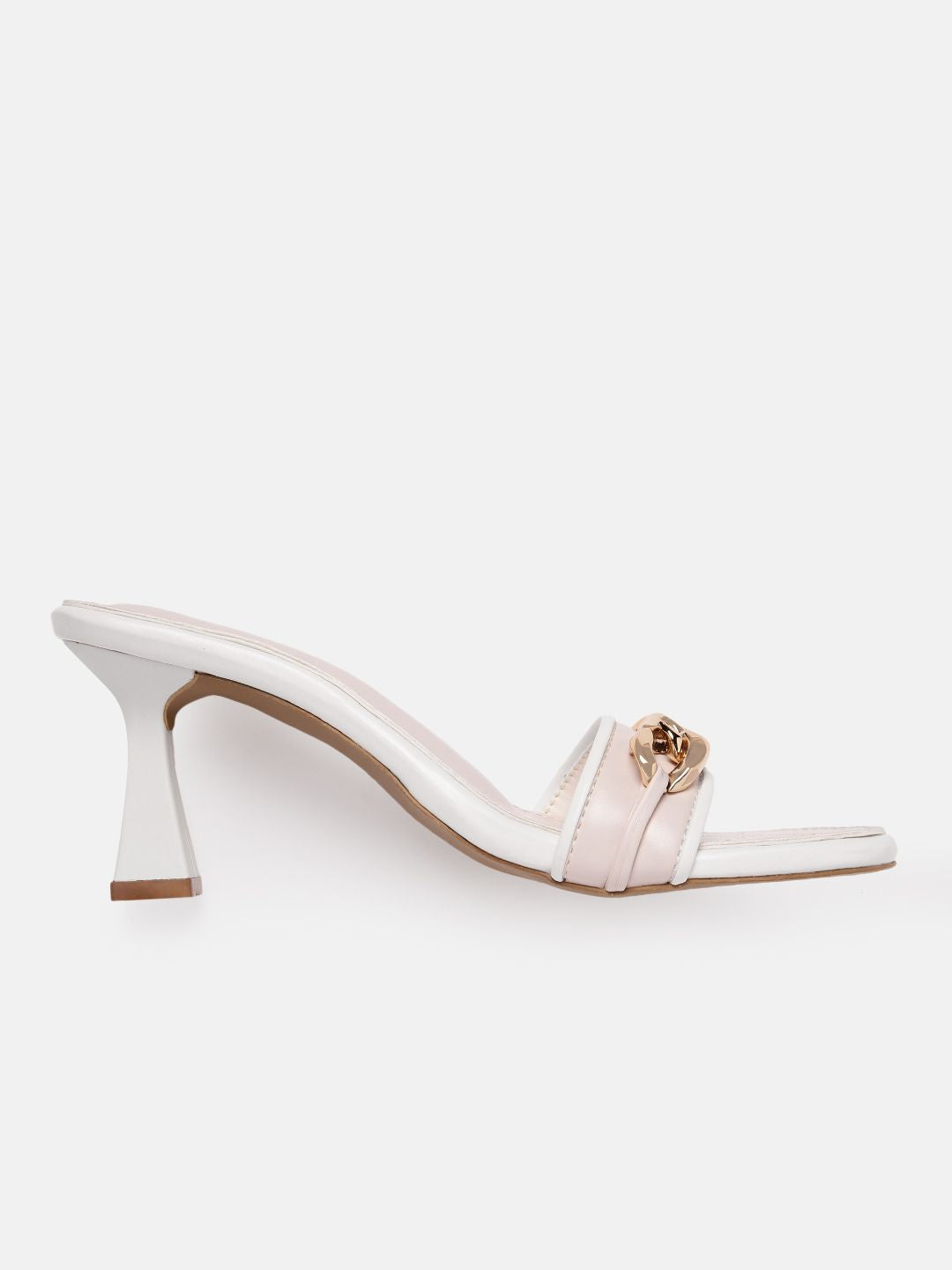 Lino Perros Women Chain Embellished Detail Slim Heels