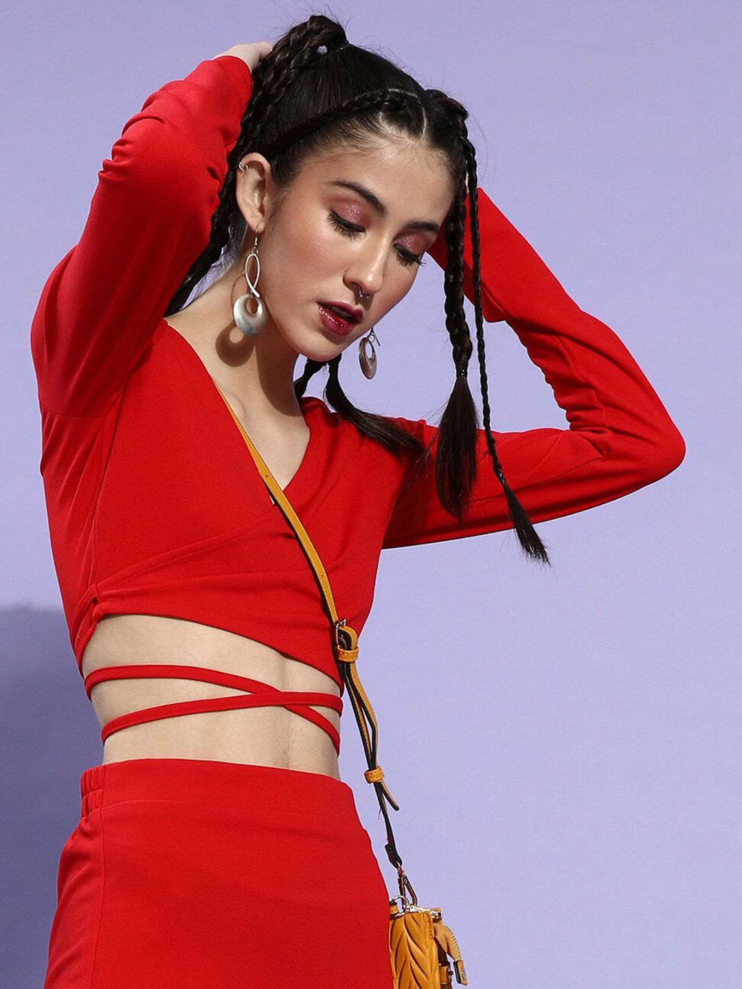 Athena Wrap Crop Top