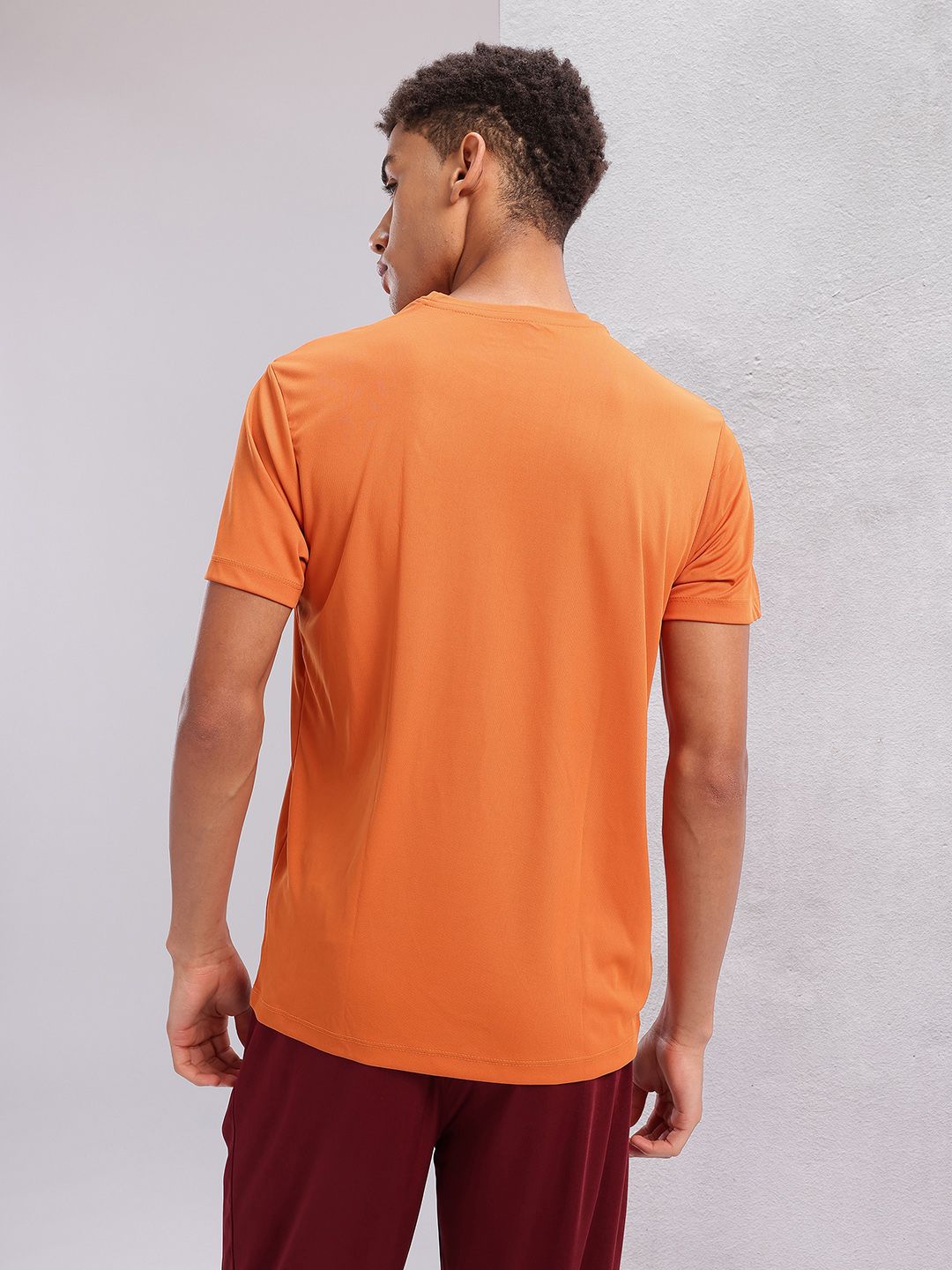 HRX by Hrithik Roshan Typography Print Rapid-Dry Training T-shirt