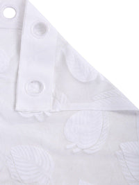 HOSTA HOMES White Floral Long Door Curtain