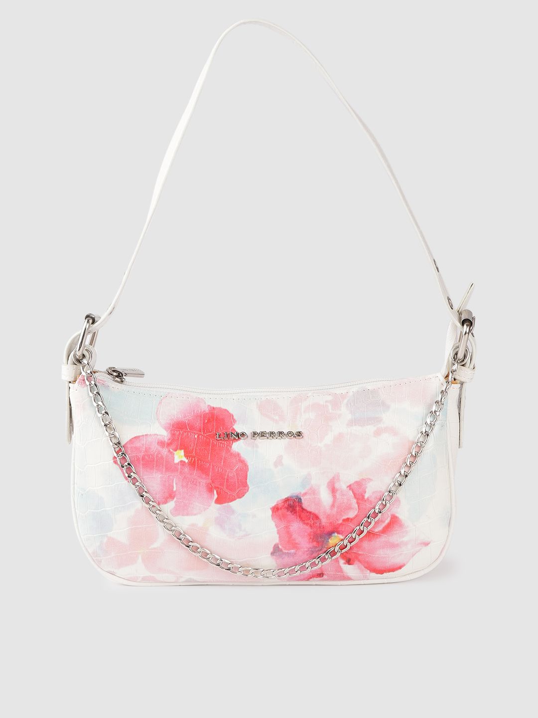 Lino Perros Multicoloured Floral Print Baguette Bag