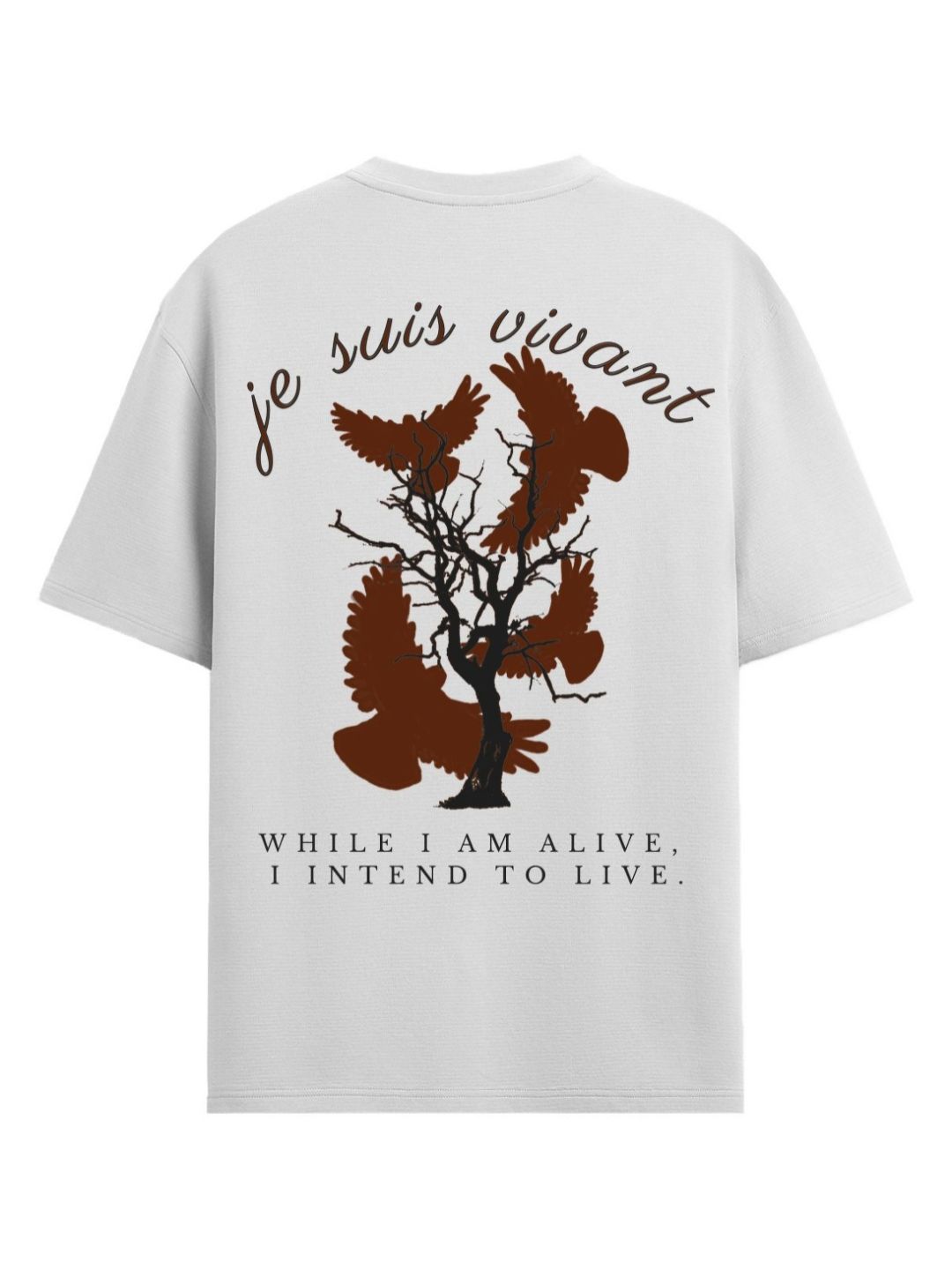 ADRO Men Printed Extended Sleeves Raw Edge T-shirt