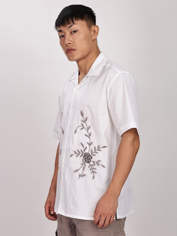 Baju Kasual Bercetak Bunga Eszett Lelaki