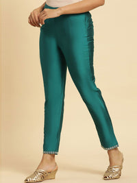 W Women Slim Fit Cigarette Trousers
