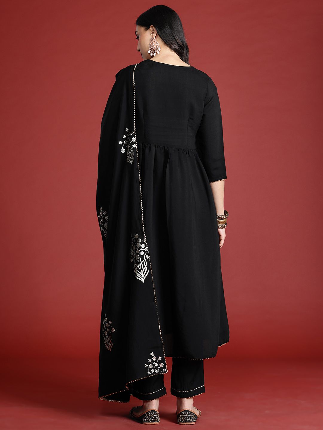 Anouk Tyohaar Gotta Patti Kurta with Trousers  With Dupatta