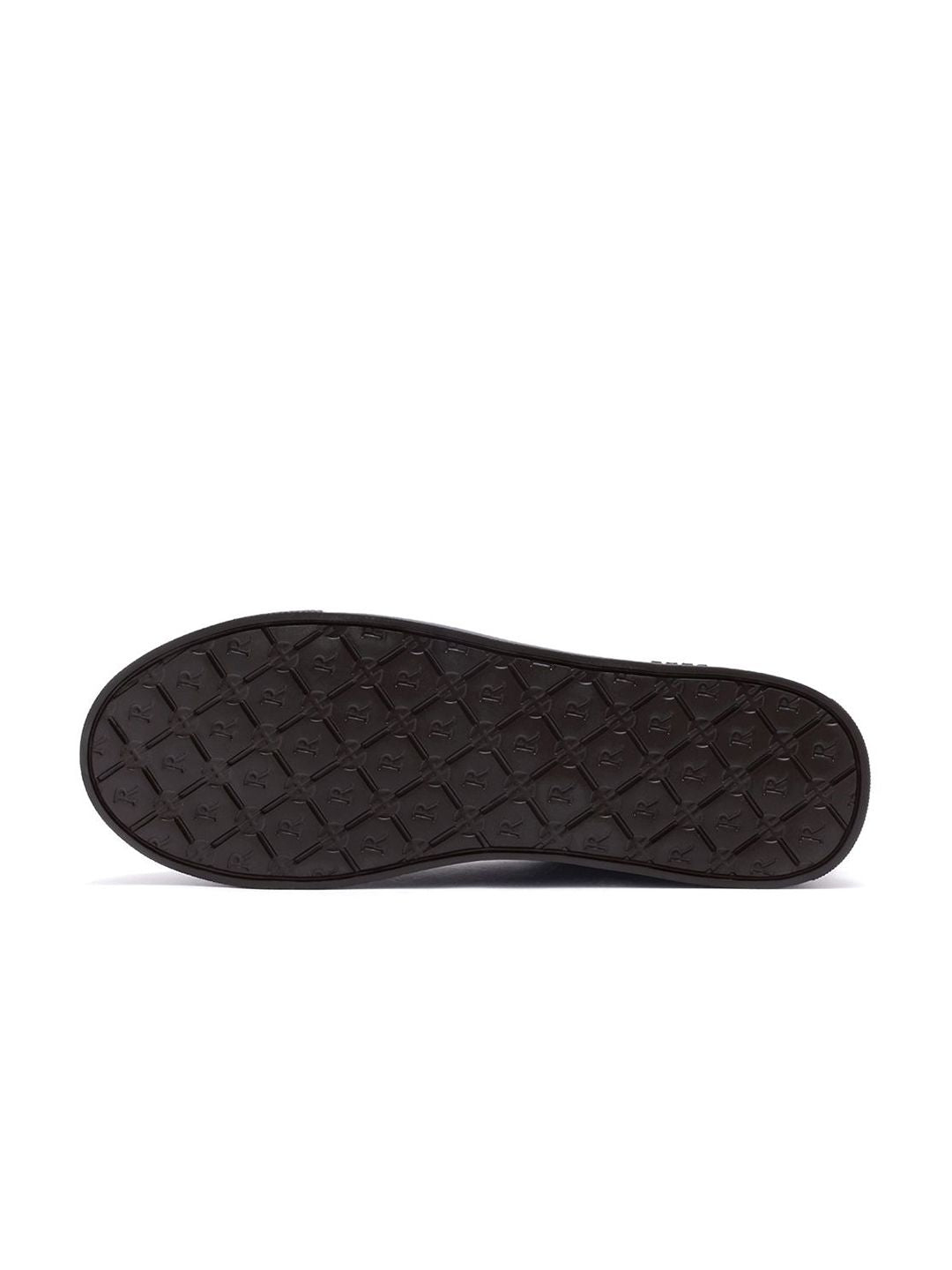 RARE RABBIT Men Perforations Leather Slip-On Sneakers